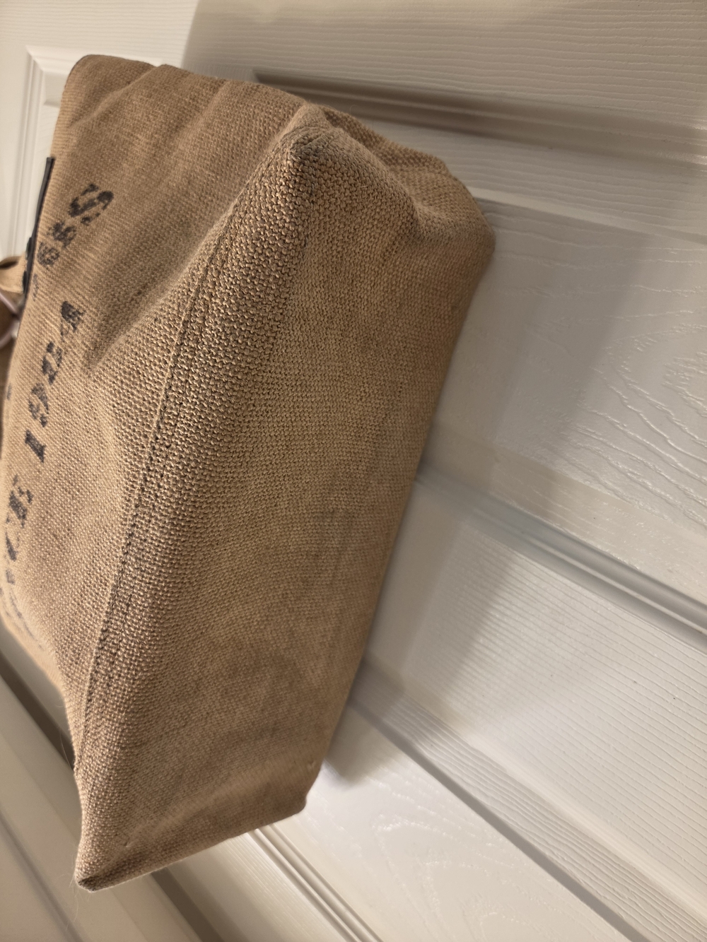Marc Jacobs Tan Canvas Tote with Dark Brown Trim - Picture 9 of 16